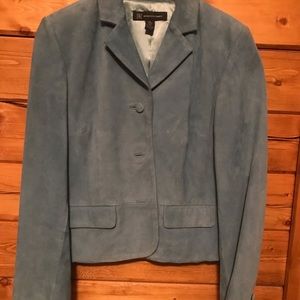 ***SOLD*** INC Blue Suede Jacket